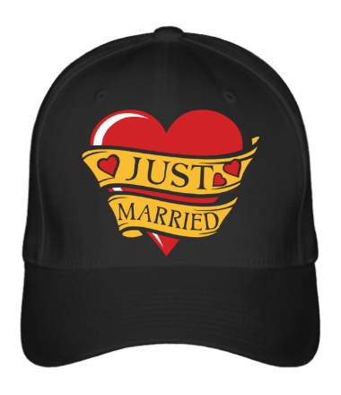 

Бейсболка (кепка) Just Married 2 Черный