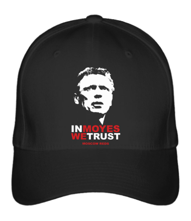 

Бейсболка (кепка) In Moyes We Trust Черный