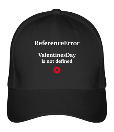 

Бейсболка (кепка) Reference error valentine Черный