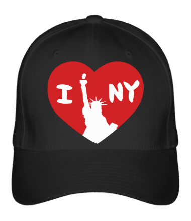 

Бейсболка (кепка) I Love NY Черный
