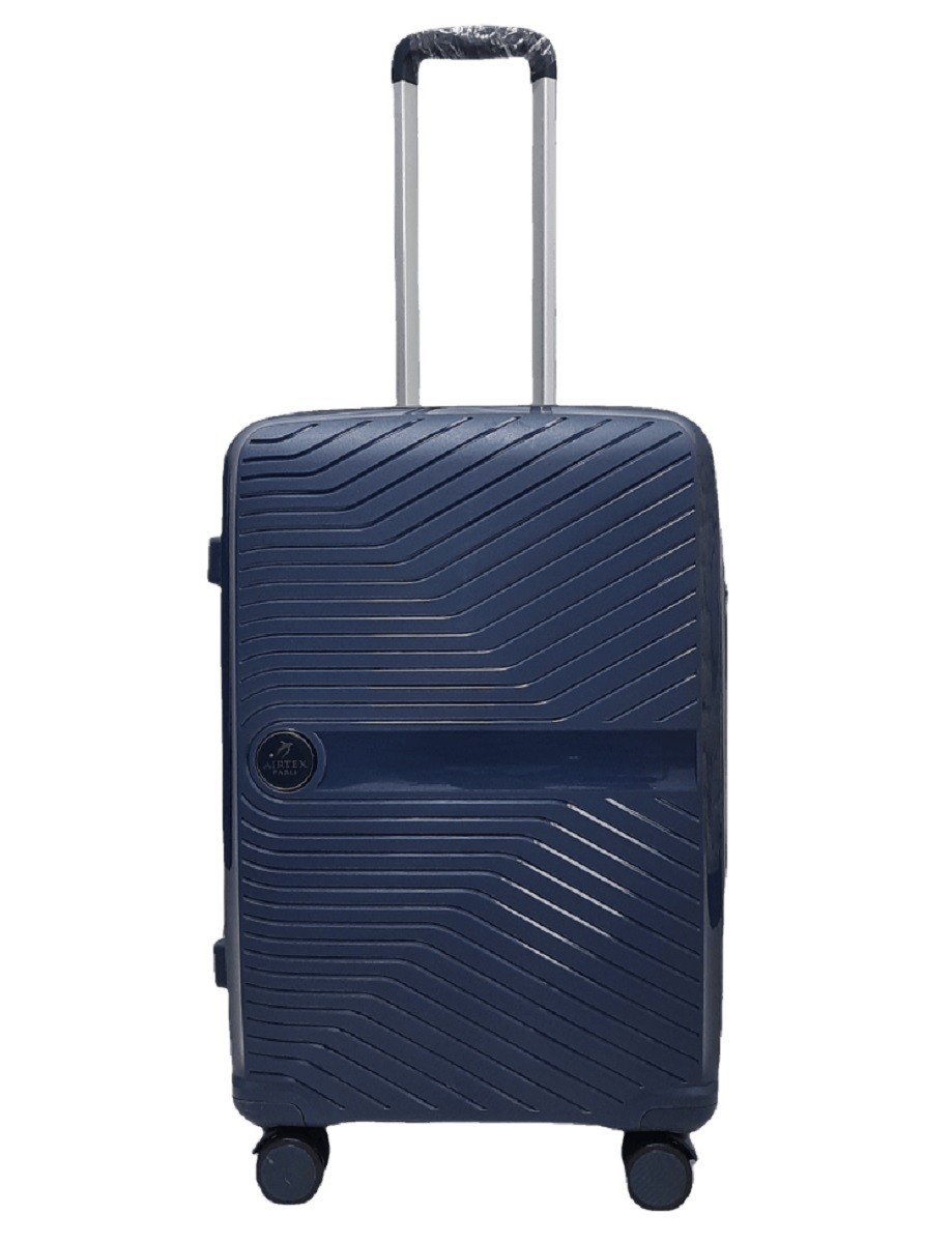 

Чемодан пластиковый AIRTEX 280 средний темно-синий Ap00053