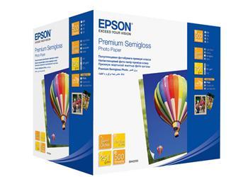 

Бумага Epson 100mmx150mm Premium Semiglossy Photo Paper, 500л. (C13S042200)