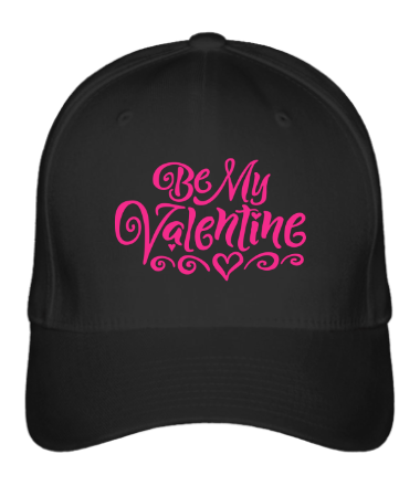 

Бейсболка (кепка) Be my valentine Черный