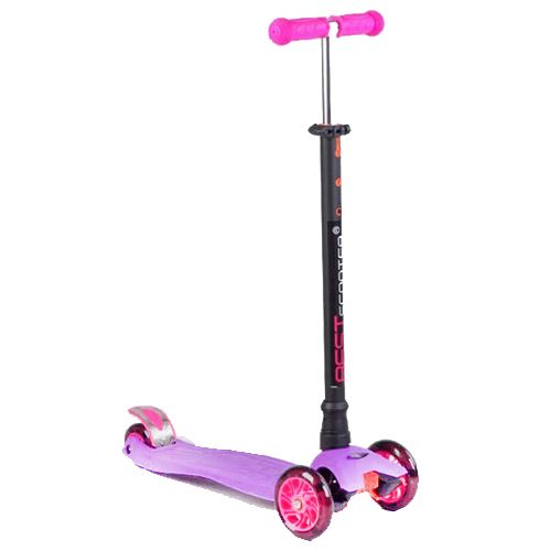 

САМОКАТ BEST SCOOTER ФИОЛЕТОВЫЙ (РОЗОВЫЕ КОЛЕСА)