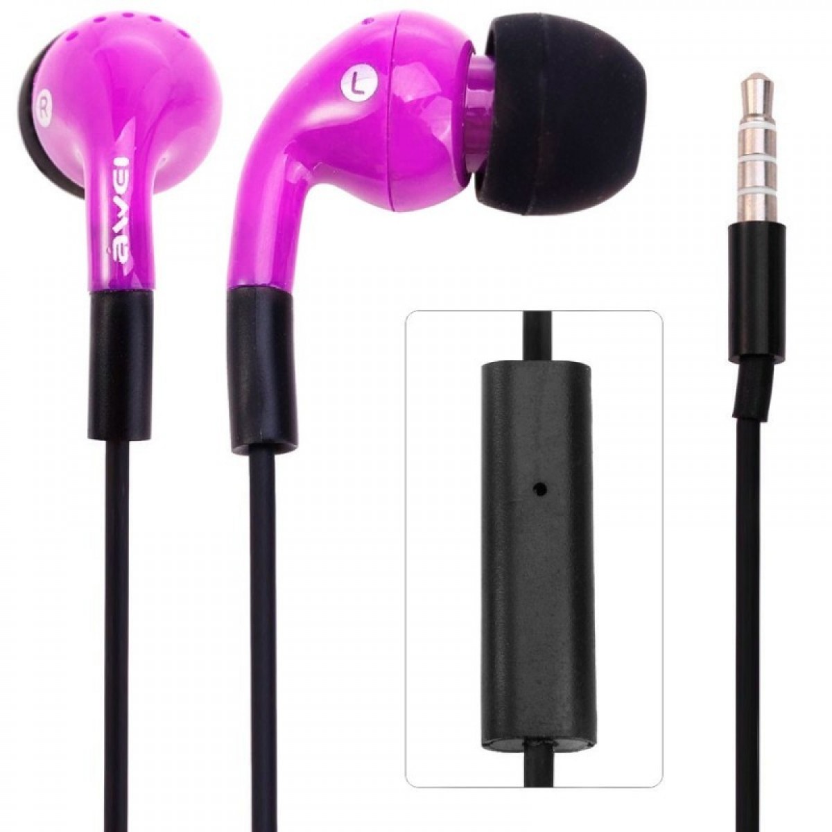 

Наушники AWEI ESQ9i pink