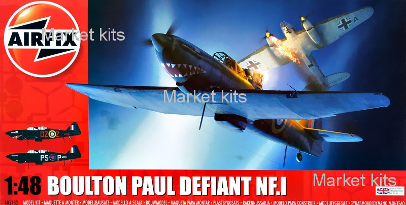

Истребитель Boulton Paul Defiant NF.1 1:48 Airfix (AIR05132)