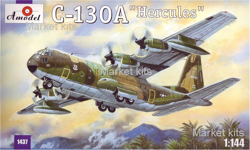 

Самолет C-130A Геркулес 1:144 AMODEL (AMO1437)