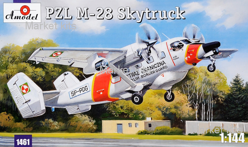 

Грузо-пассажирский самолет PZL M-28 Skytruck 1:144 AMODEL (AMO1461)