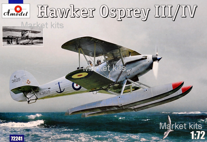 

Самолет-разведчик Хоукер Оспри III/IV (Hawker Osprey) 1:72 AMODEL (AMO72241)