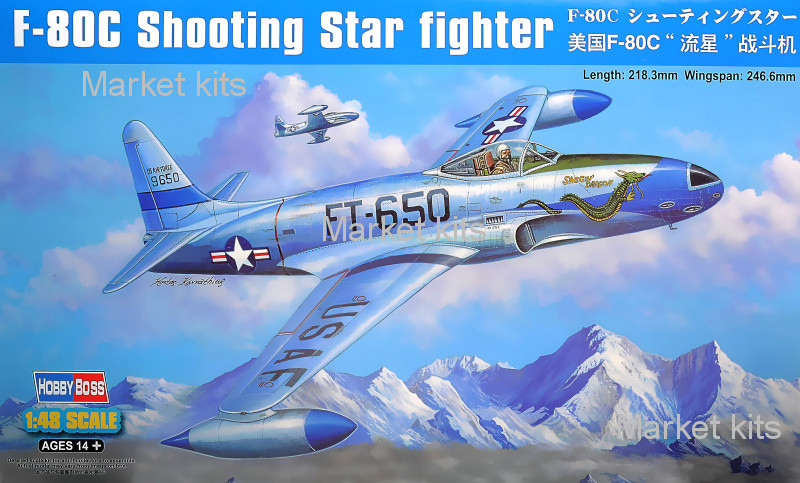 

Истребитель F-80C Shooting Star 1:48 Hobby Boss (HB81725)