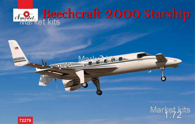 

Самолет Beechcraft 2000 Starship №82850 1:72 AMODEL (AMO72279)