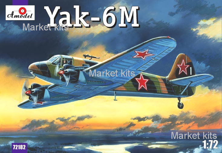

Легкий транспортный самолет Як-6M 1:72 AMODEL (AMO72182)