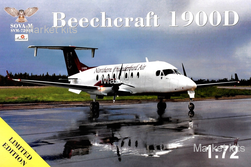 

Авиалайнер Beechcraft 1900D 1:72 Sova Model (SVM72004)