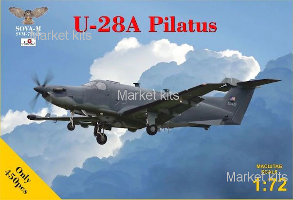 

Одномоторный турбовинтовой самолет U-28A Pilatus 1:72 Sova Model (SVM72016)