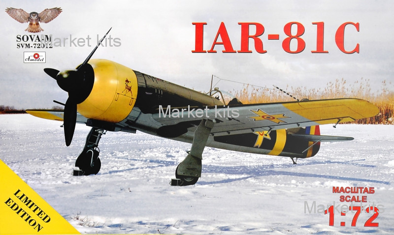 

Истребитель IAR-81C 1:72 Sova Model (SVM72012)