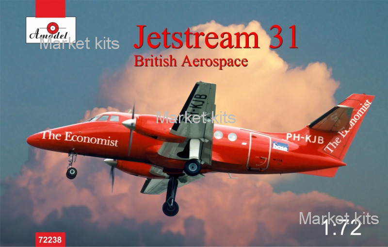 

Пассажирский самолет Jetstream 31 British airliner 1:72 AMODEL (AMO72238)