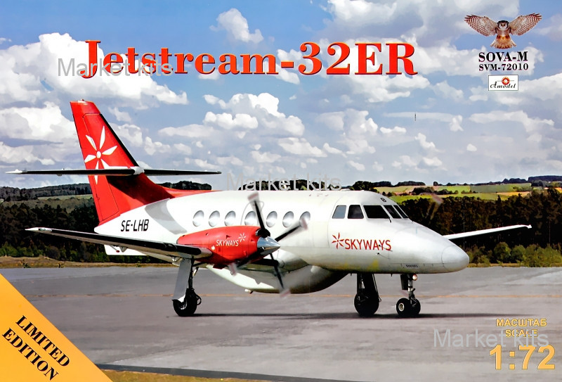

Пассажирский самолет JetStream-32ER 1:72 Sova Model (SVM72010)