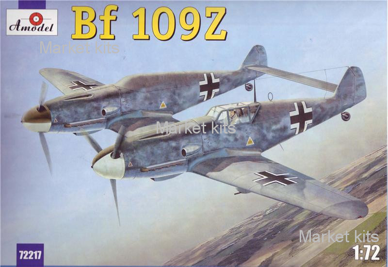 

Самолет Messerschmitt Bf-109Z 1:72 AMODEL (AMO72217)