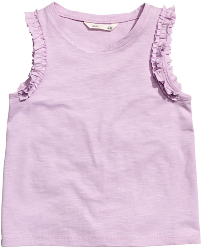

Майка H&M 5032625 122-128 см Фиолетовая