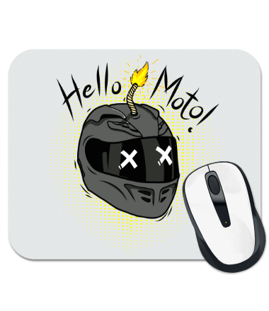 

Коврик для мыши Hello Moto