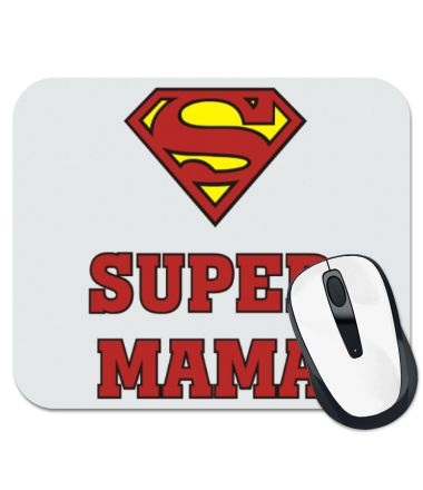 

Коврик для мыши Super Мама 1