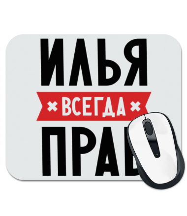 

Коврик для мыши Илья всегда прав