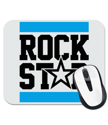 

Коврик для мыши Line Rock Star