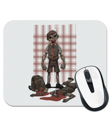 

Коврик для мыши Zombie(зомби) ребенок, кто на новенького подходи.
