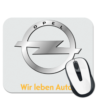 

Коврик для мыши Opel | Wir leben Autos.