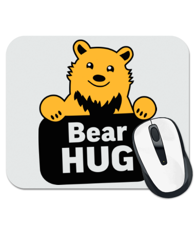 

Коврик для мыши Bear Hug (медвежьи объятия)