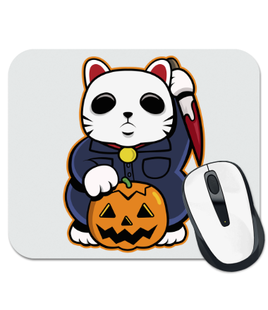 

Коврик для мыши Хеллоуинский кот
