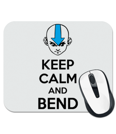 

Коврик для мыши Keep calm and band