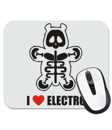 

Коврик для мыши I love electro