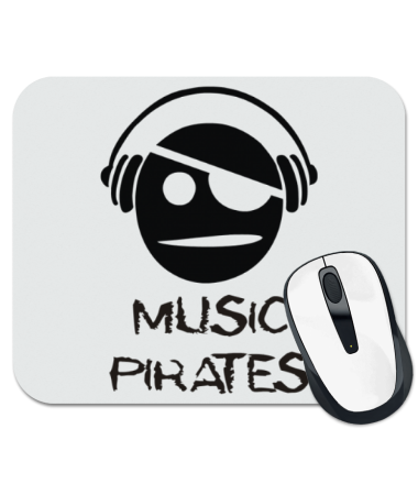 

Коврик для мыши Music Pirates