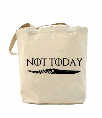 

Эко-сумка, шоппер с принтом повседневная Game of Thrones: not today