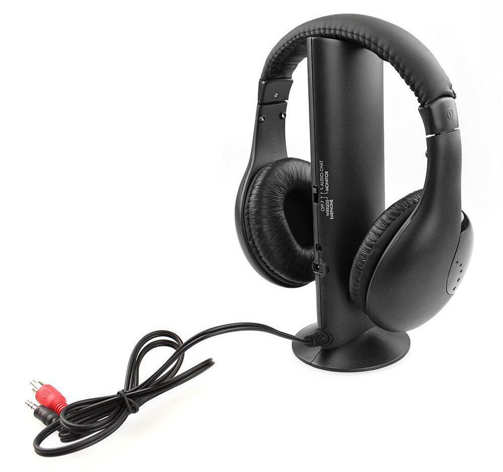 

Беспроводные наушники 5 в 1 + FM радио Wireless
