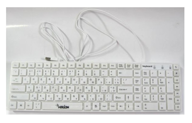 

Клавиатура Merlion KB-White Star USB multimedia 110к, Q20