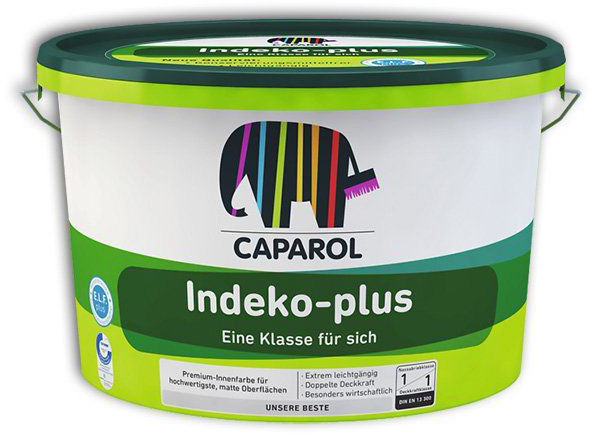 

Строительная краска Caparol Indeko-plus благородно-матовая 10 л Белая (IG20202)