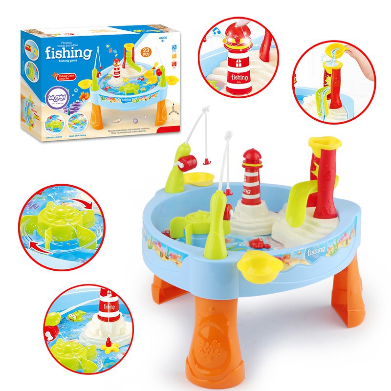 

Игровой водный стол Веселая рыбалка WOOPIE (Звук + 24 акс.)