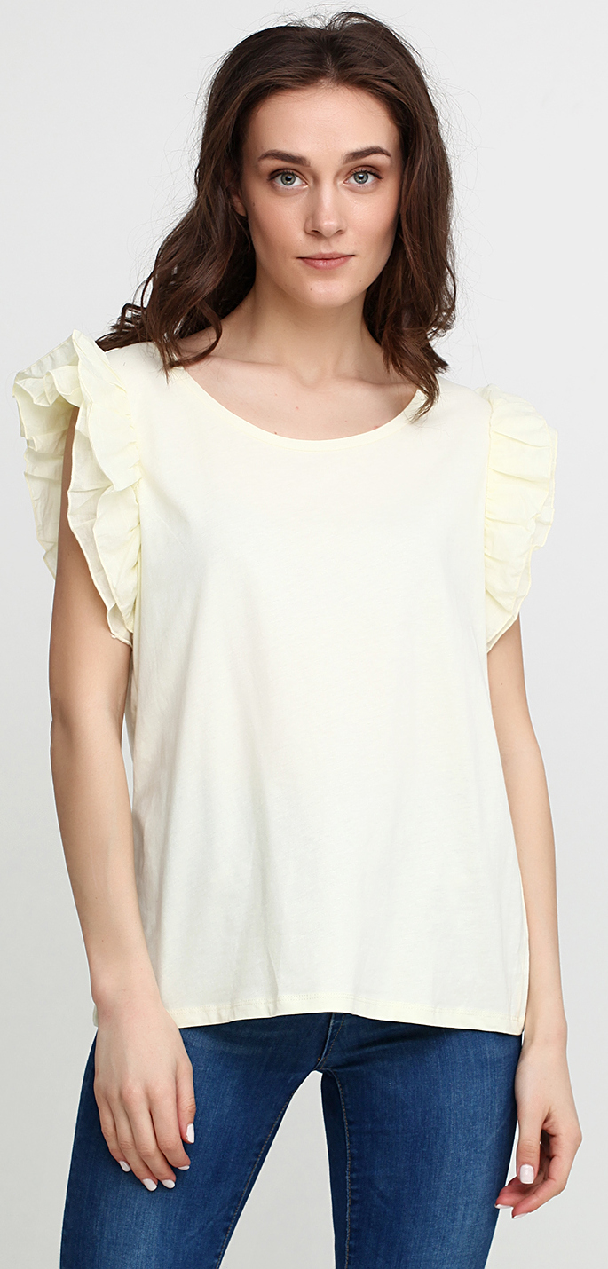 

Майка H&M 3hm01120027 M Желтая