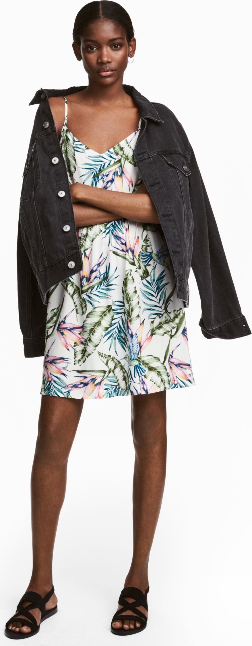 

Сарафан H&M 3hm05300063 32 Белый