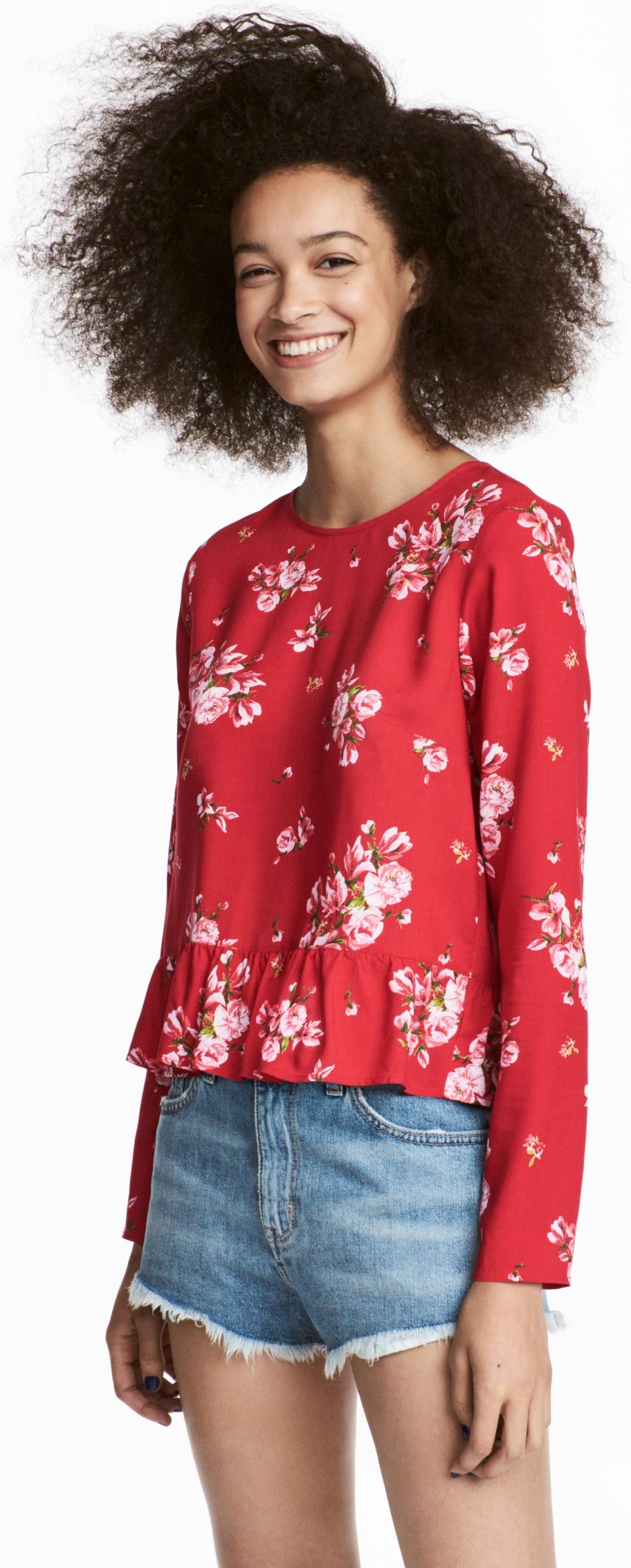 

Блузка H&M 3hm06110151  Красная, Блузка H&M 3hm06110151 34 Красная