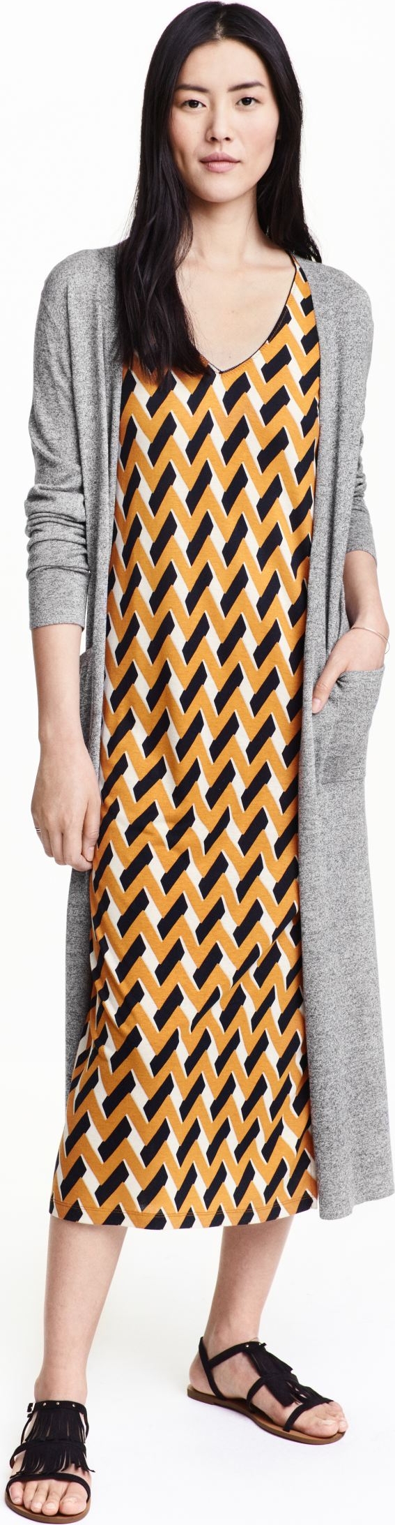 

Платье H&M 3hm05300008 M Коричневое