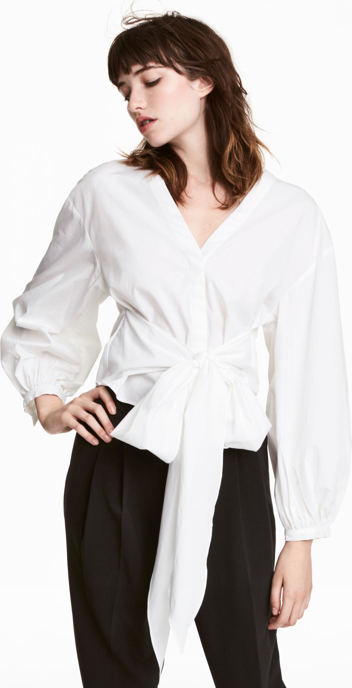 

Блузка H&M 3hm06110166 42 Белая