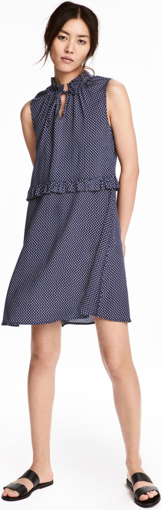 

Платье H&M 3hm05300027 40 Темно-синее