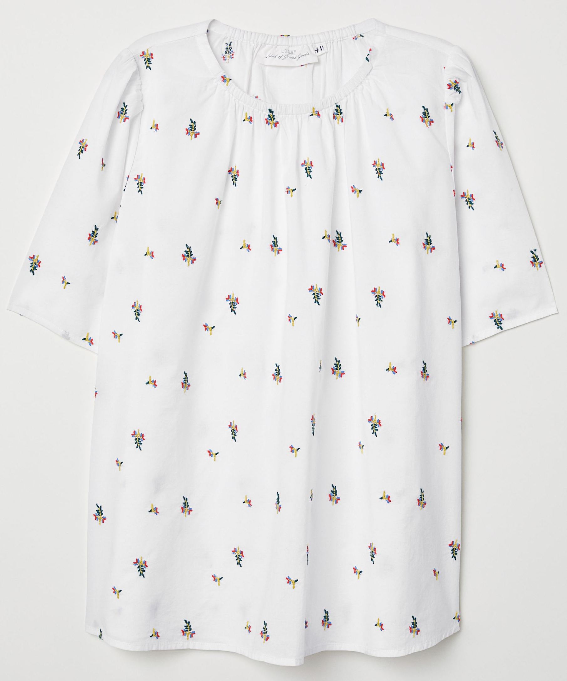 

Блузка H&M 3hm06110124 34 Белая