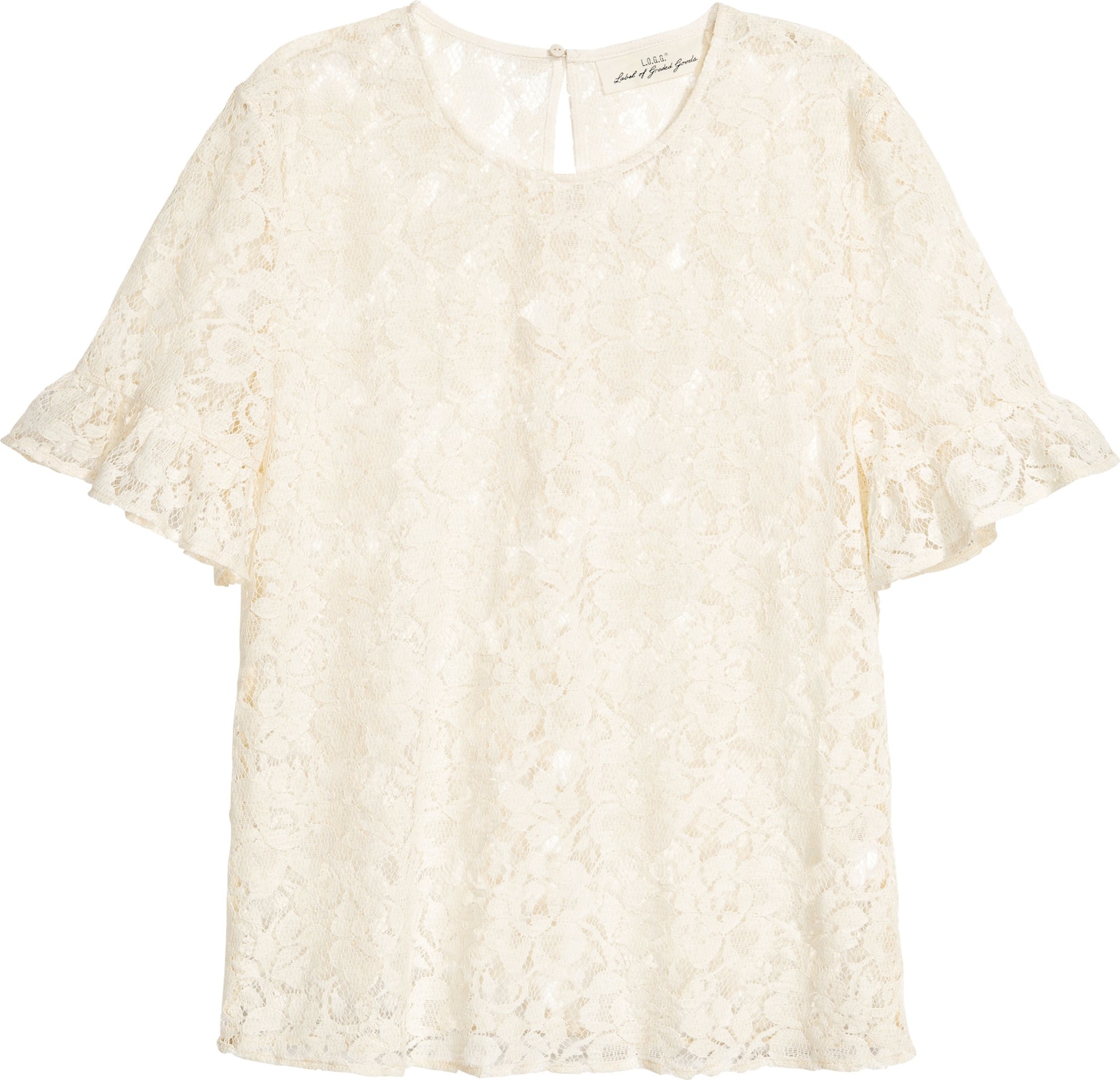 

Блузка H&M 3hm06110080 38 Молочная