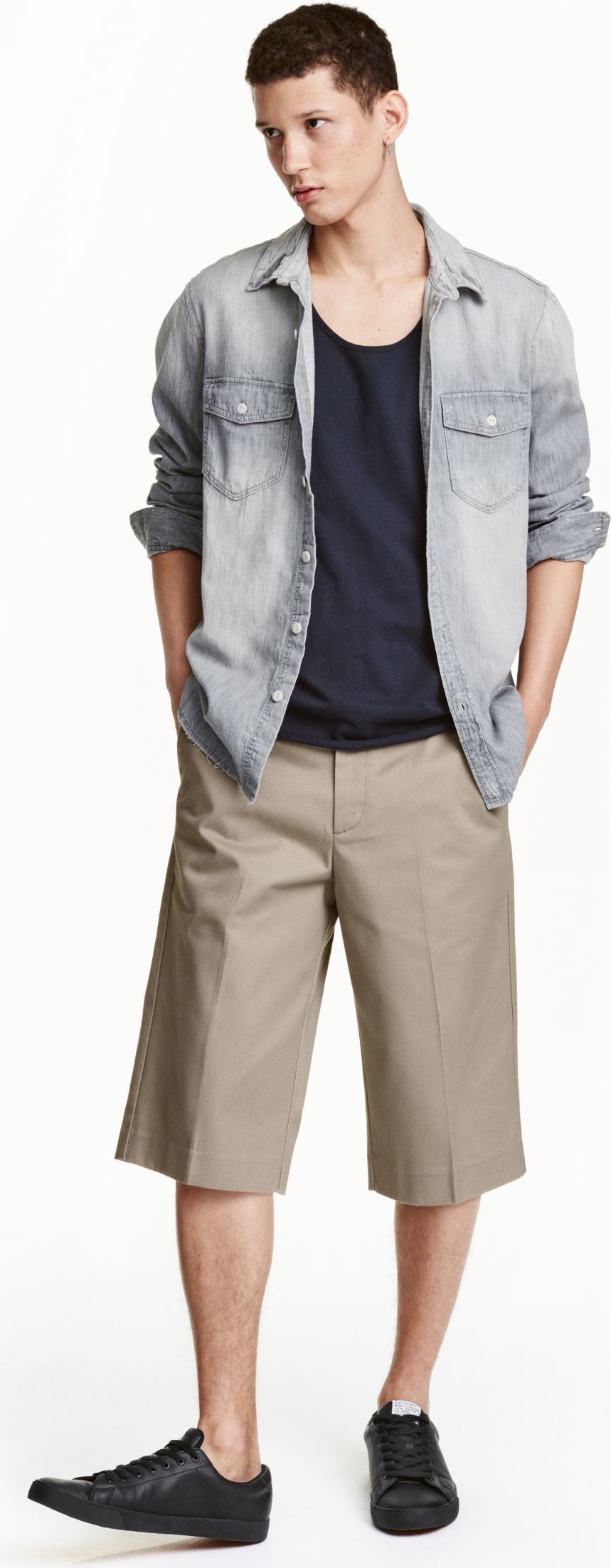 

Шорты H&M 3hm08110065 30 Серые