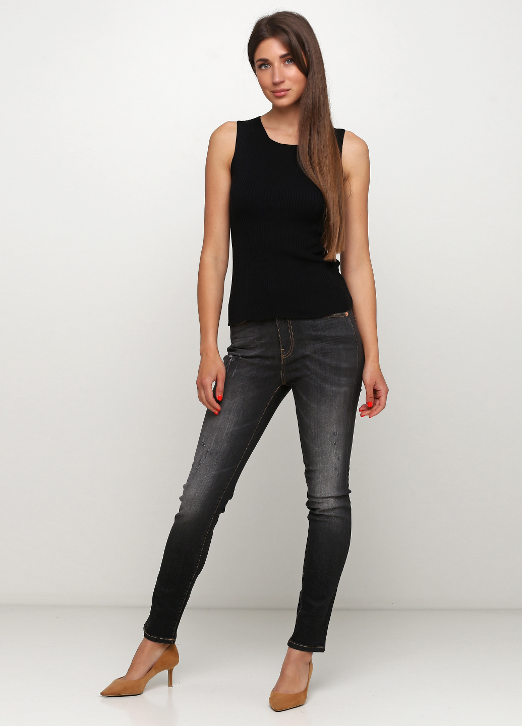 

Джинсы United Colors of Benetton 26 темно-серый 4VI857354_т.сер