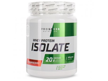 

Протеин Progress Nutrition Whey Protein Isolate 500 грамм Вкус Клубника